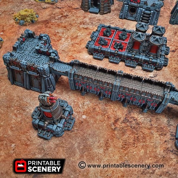3d Printable Modular Star wars legion Sithic Outpost