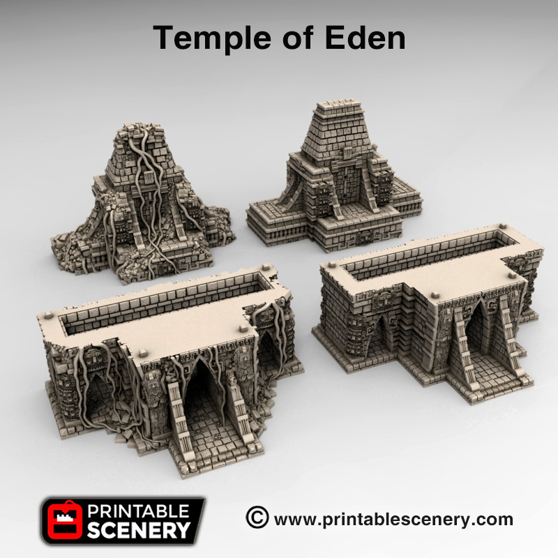Temple of Eden - Printable Scenery