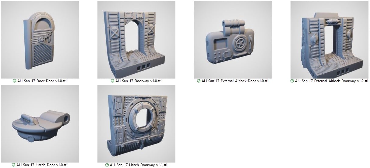 Operations Base Module Doorways STL