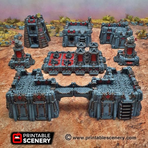 3d Printable Modular Star wars legion Sithic Outpost