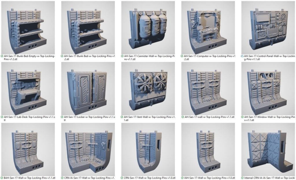 Operations Base Modules - Printable Scenery