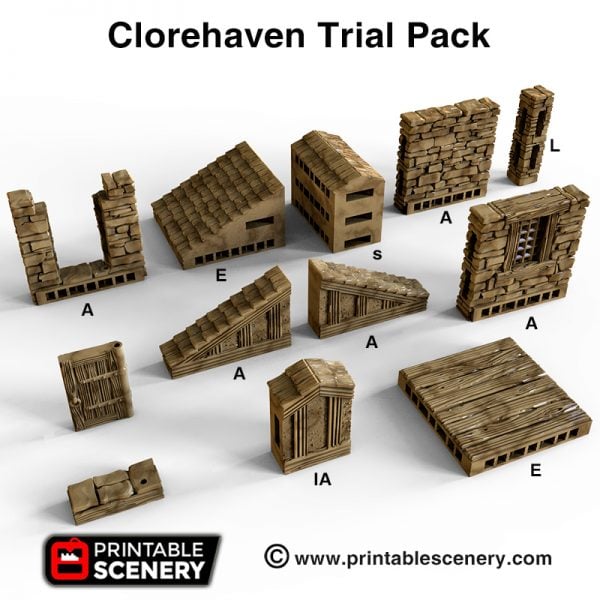 3d print clorehaven trial pack