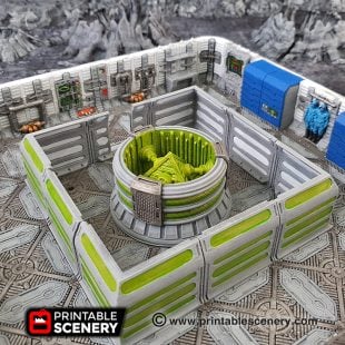 3d Printable sci-fi 40k infinity Moonbase furniture