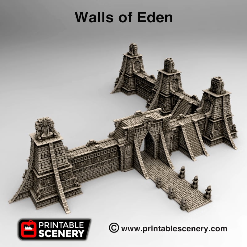 Walls of Eden - Printable Scenery