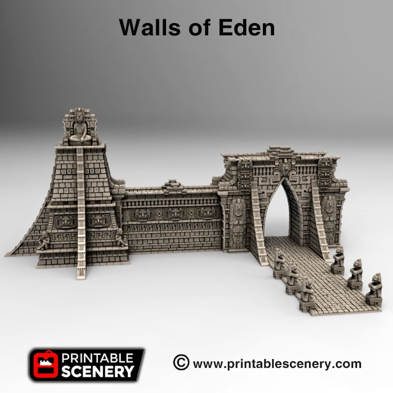 Walls of Eden - Printable Scenery