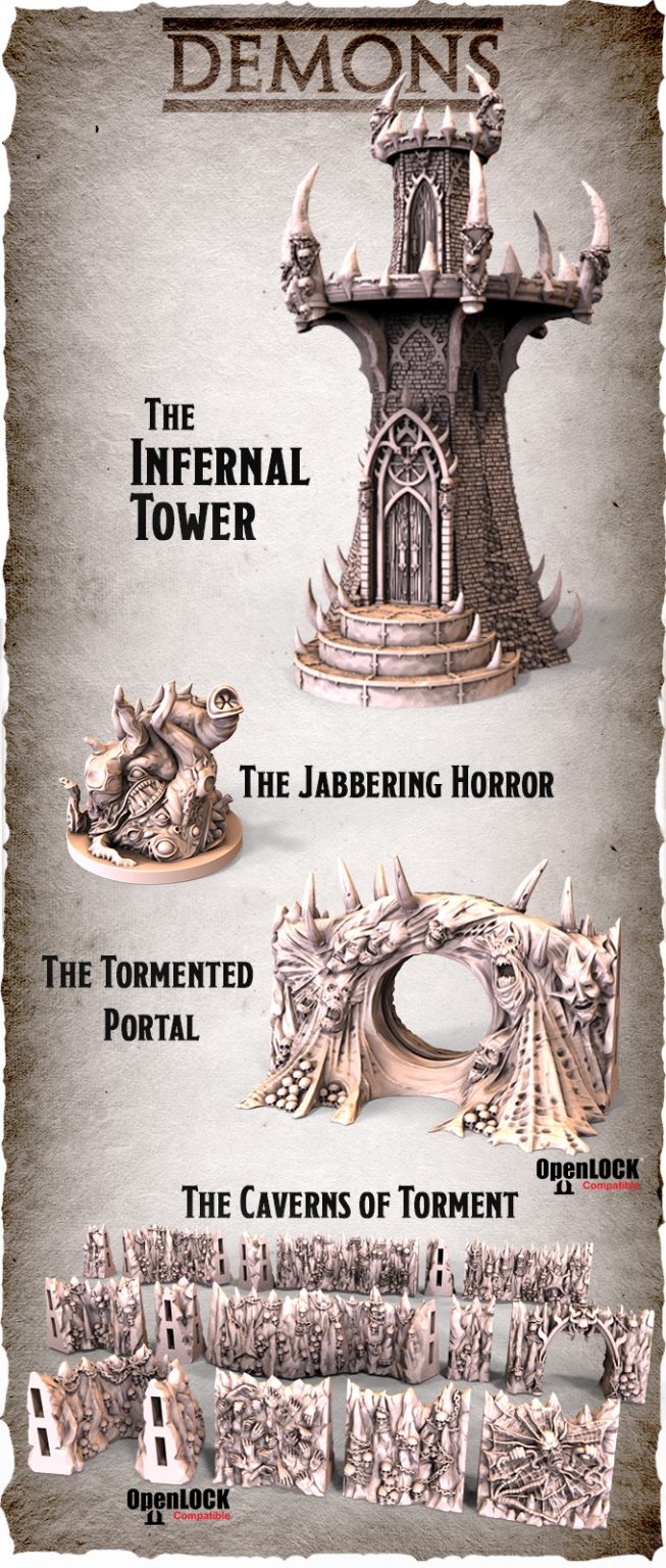 Complete Demons - Printable Scenery