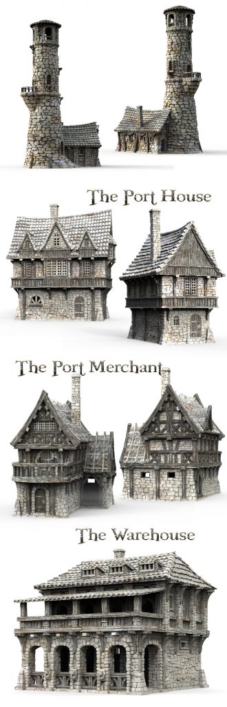 Port Winterdale - Printable Scenery