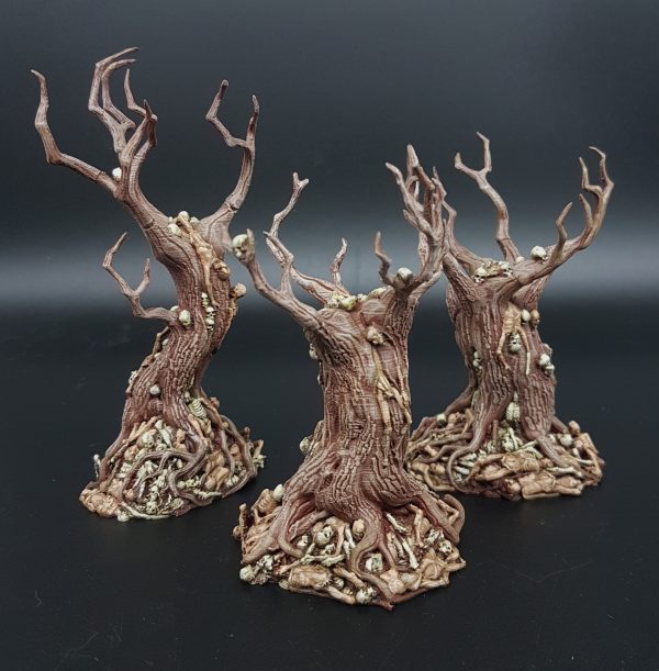 Painting Shadowfey: Blood Trees - Printable Scenery