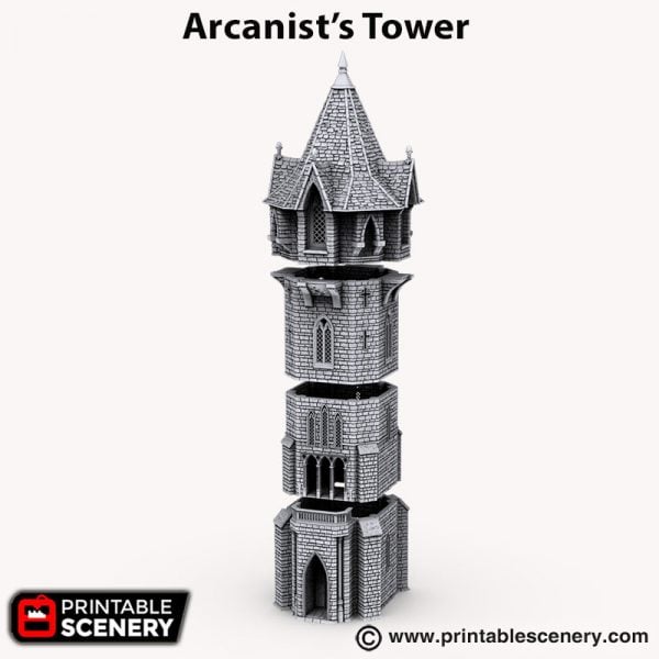 Arcanist's tower 3d print