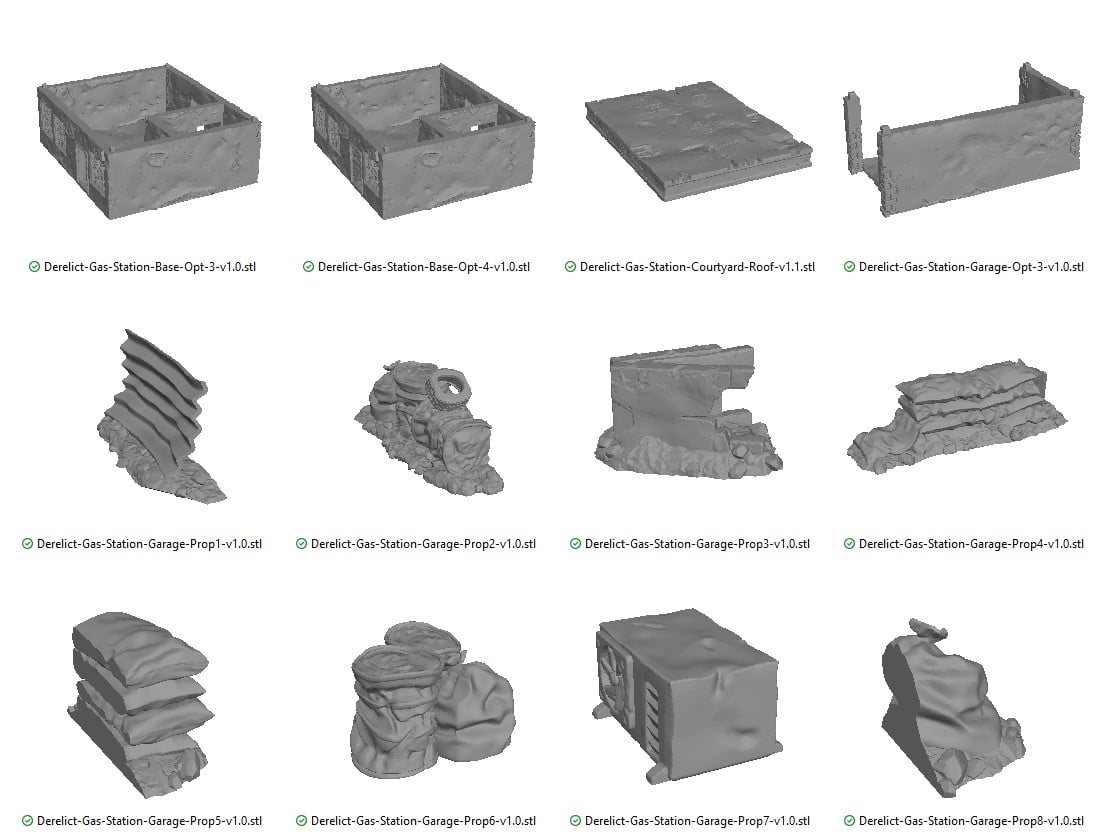 Separate Parts Options