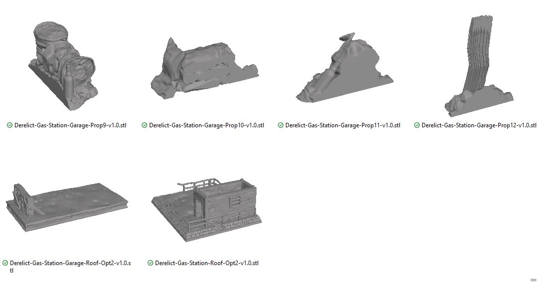 Separate Parts Options