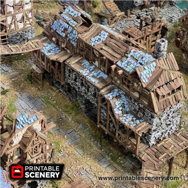 Shadowfey ruins 3D printableMordheim building Mordheim ruins Age of sigmar buildings Warhammer ruins RPG Ruins Tabletop ruins