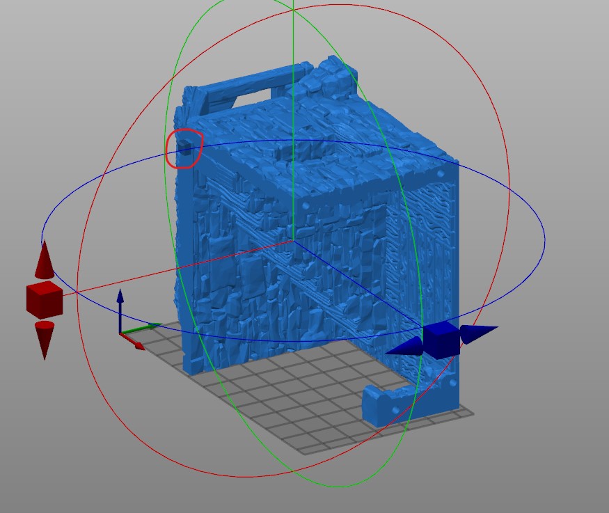 base 4 top locking pin sticking out