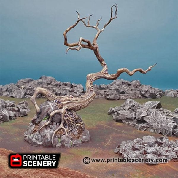 Shadowfey Wilds Contorted trees Frostgrave Mordheim Age of Sigmar Warhammer Skirmish