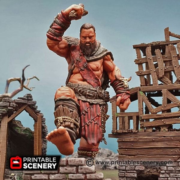 3D printable Warhammer age of Sigmar dungeons and dragons giant sons of behemat