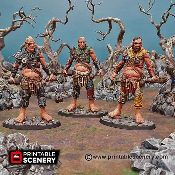 3D printable Warhammer age of Sigmar dungeons and dragons giant sons of behemat