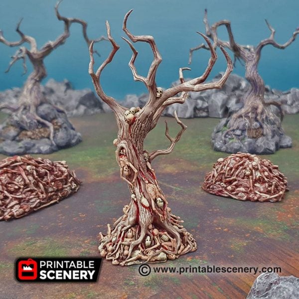 3D Printed blood trees Warhammer age of sigmar Dungeons and Dragons