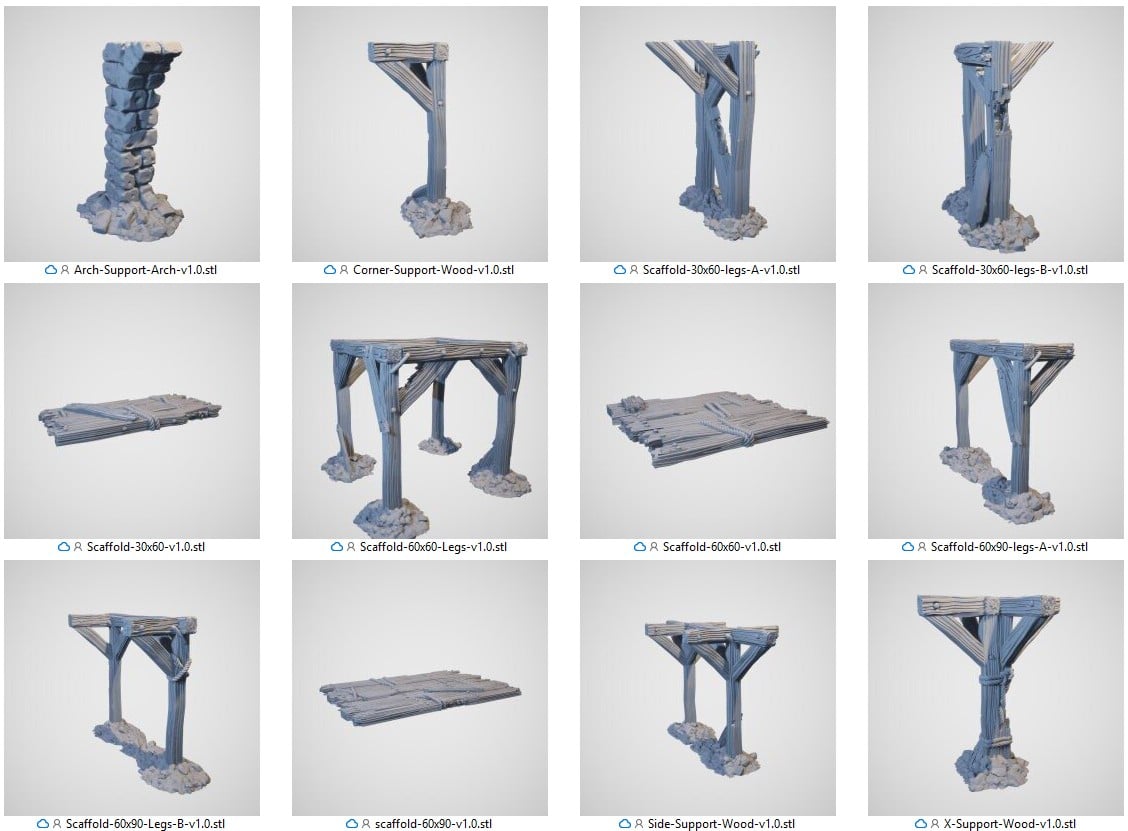 Shadowfey Scaffolding &amp; Support Columns