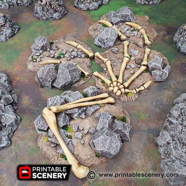 3D Printed Graveyard age of sigmar Dungeons and Dragons