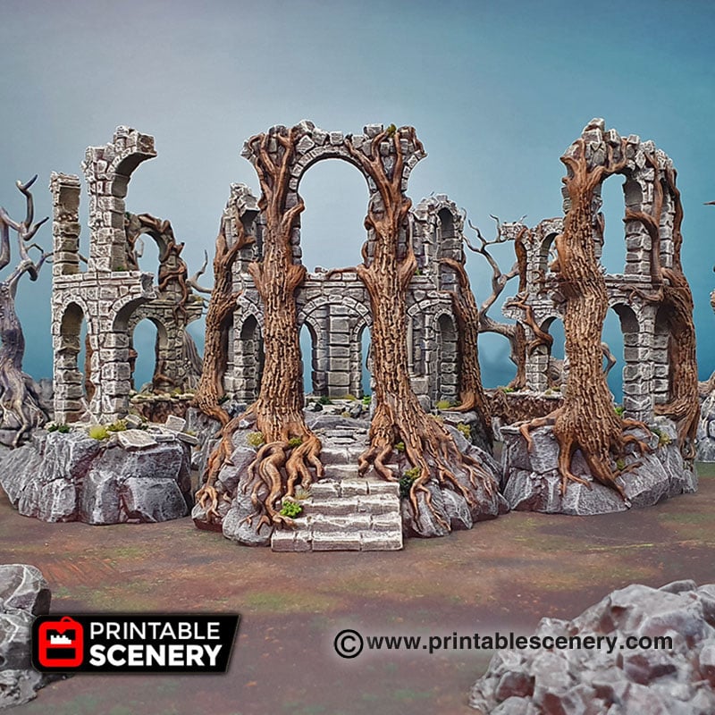 Shadowfey Wilds Wargaming Terrain D&D DnD Warhammer Details about   Court of the Shadow King 