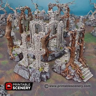 3D Printed Court of the Shadow King age of sigmar Dungeons and Dragons
