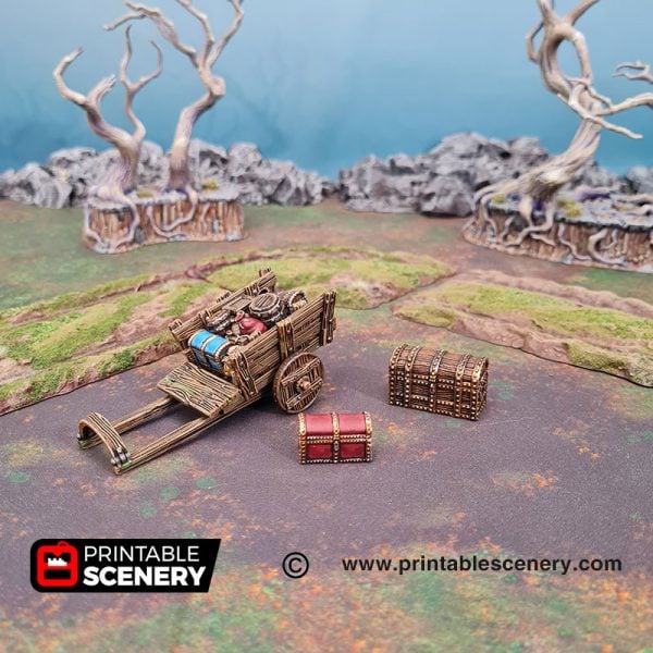 3D Printed Traveler's Camp II Age of Sigmar Dnd Dungeons and Dragons frostgrave mordhiem tabletop games pathfinder blood and plunder lord of the rings