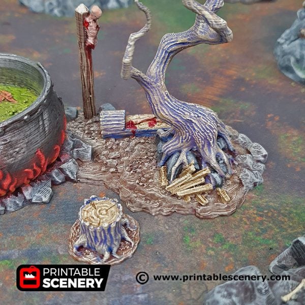 3d Printed Hag's Cauldron Age of Sigmar Dnd Dungeons and Dragons frostgrave mordhiem tabletop games