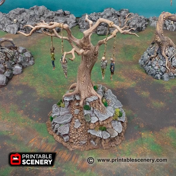 3d Printed Hangman's Tree Age of Sigmar Dnd Dungeons and Dragons frostgrave mordhiem tabletop games