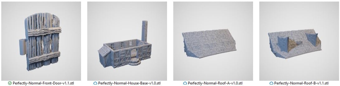 Perfectly Normal House 3d printed