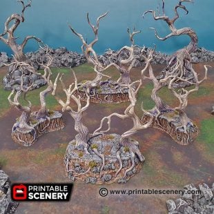 3D printed gloomy gully age of sigmar Dungeons and Dragons mordhiem frostgrave