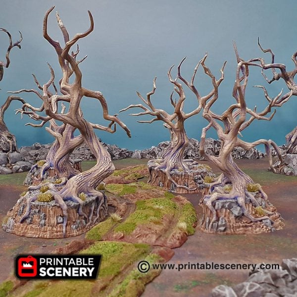 3D printed gloomy gully age of sigmar Dungeons and Dragons mordhiem frostgrave
