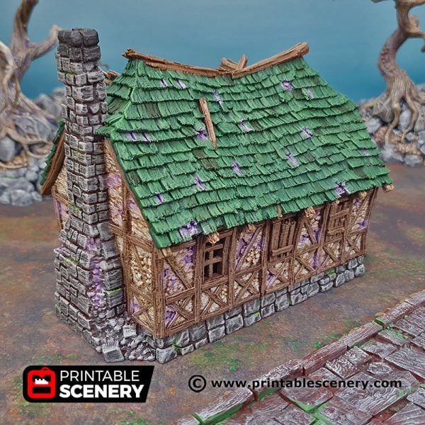 3D Printed Mimic House Age of Sigmar Dnd Dungeons and Dragons frostgrave mordhiem tabletop games pathfinder