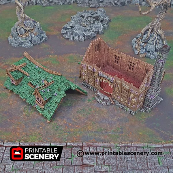 3D Printed Mimic House Age of Sigmar Dnd Dungeons and Dragons frostgrave mordhiem tabletop games pathfinder