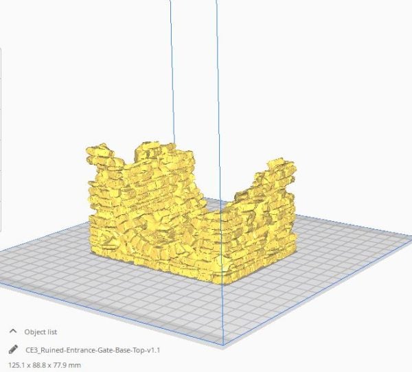 3d printed ruined entrance gate Age of Sigmar Dnd Dungeons and Dragons frostgrave mordhiem tabletop games