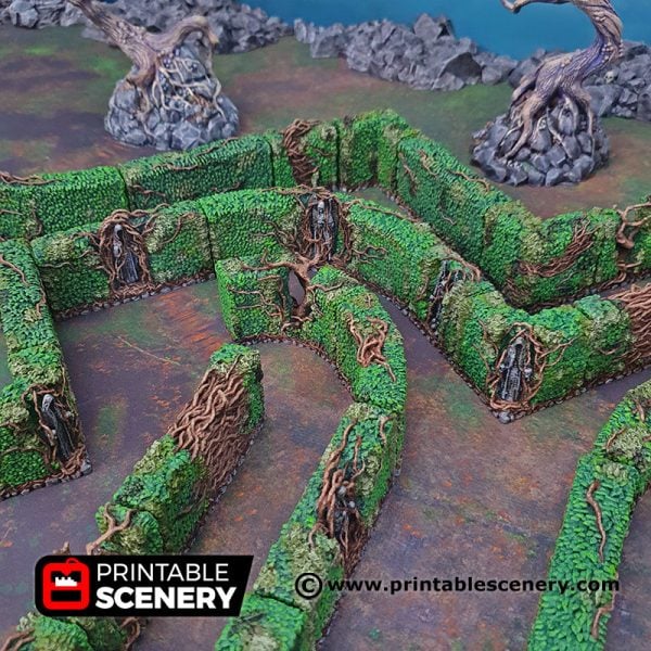 3d hedge maze Age of Sigmar Dnd Dungeons and Dragons frostgrave mordhiem tabletop games pathfinder