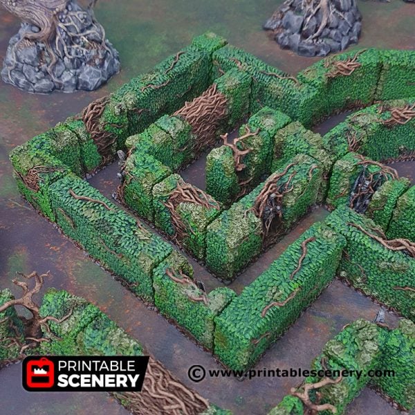 3d hedge maze Age of Sigmar Dnd Dungeons and Dragons frostgrave mordhiem tabletop games pathfinder