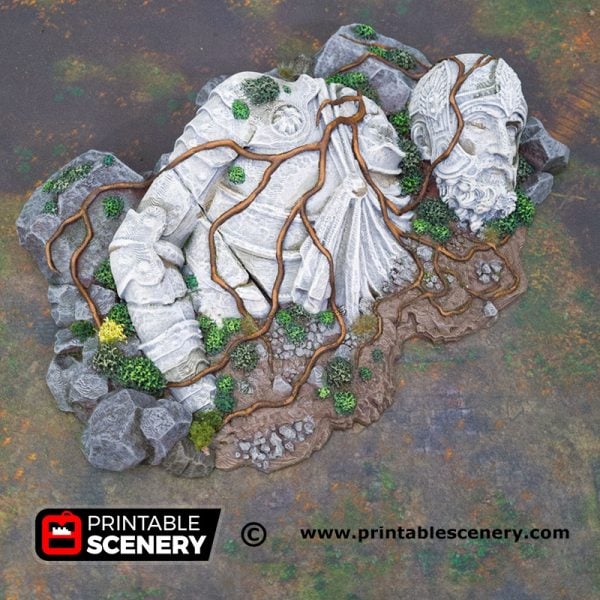 3D Printed Giant Statue Age of Sigmar Dnd Dungeons and Dragons frostgrave mordheim tabletop games