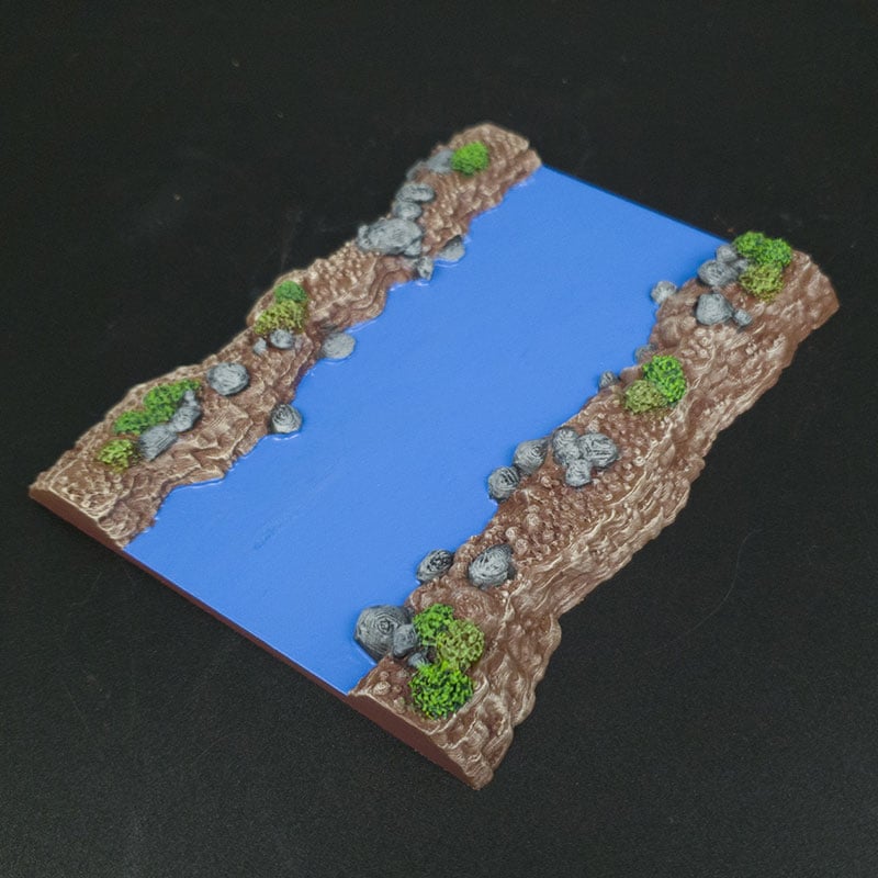 3d printed Wild Rivers Age of Sigmar scatter terrain warmachine hordes a song of ice and fire warhammer 40K Dnd Dungeons and Dragons frostgrave mordhiem pathfinder blood and plunder bolt action flames of war tabletop games