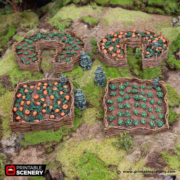 3D Printed Hagglethorn Hollow Common Gardens Age of Sigmar Dnd Dungeons and Dragons frostgrave mordheim tabletop games kings of war warhammer 9th age pathfinder rangers of shadowdeep