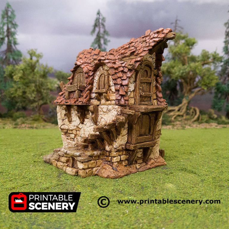 Hagglethorn Cottage - Hagglethorn Hollow - Printable Scenery