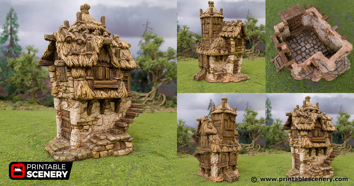Hagglethorn Homestead - Hagglethorn Hollow - Printable Scenery