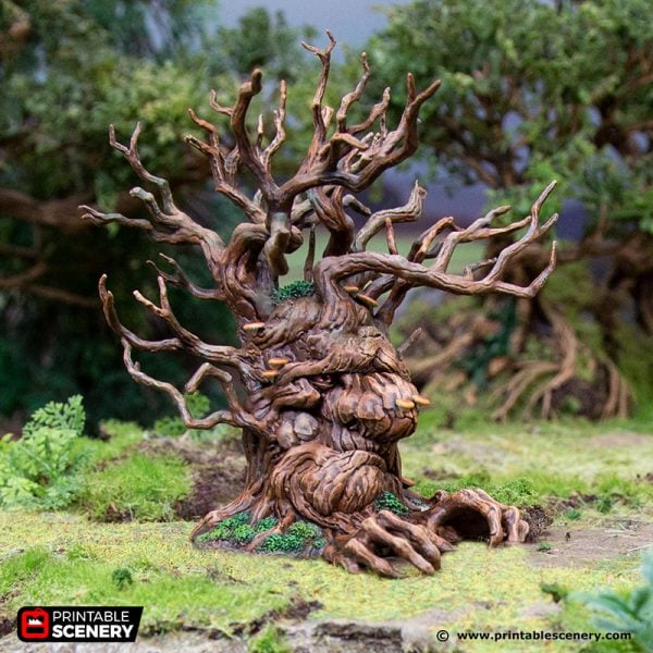 3D Printed Hagglethorn Hollow Sentient Trees Age of Sigmar Dnd Dungeons and Dragons frostgrave mordheim tabletop games kings of war warhammer 9th age pathfinder rangers of shadowdeep