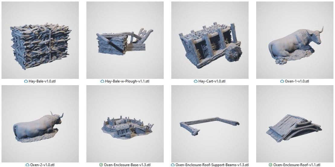 Oxen Enclosure STL