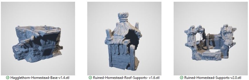 Ruined Homestead - Hagglethrone 3d print