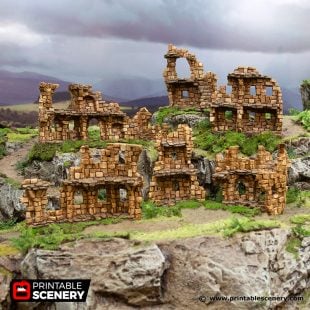 3D Printed Hagglethorn Hollow Ruins Age of Sigmar Dnd Dungeons and Dragons frostgrave mordheim tabletop games kings of war warhammer 9th age pathfinder rangers of shadowdeep