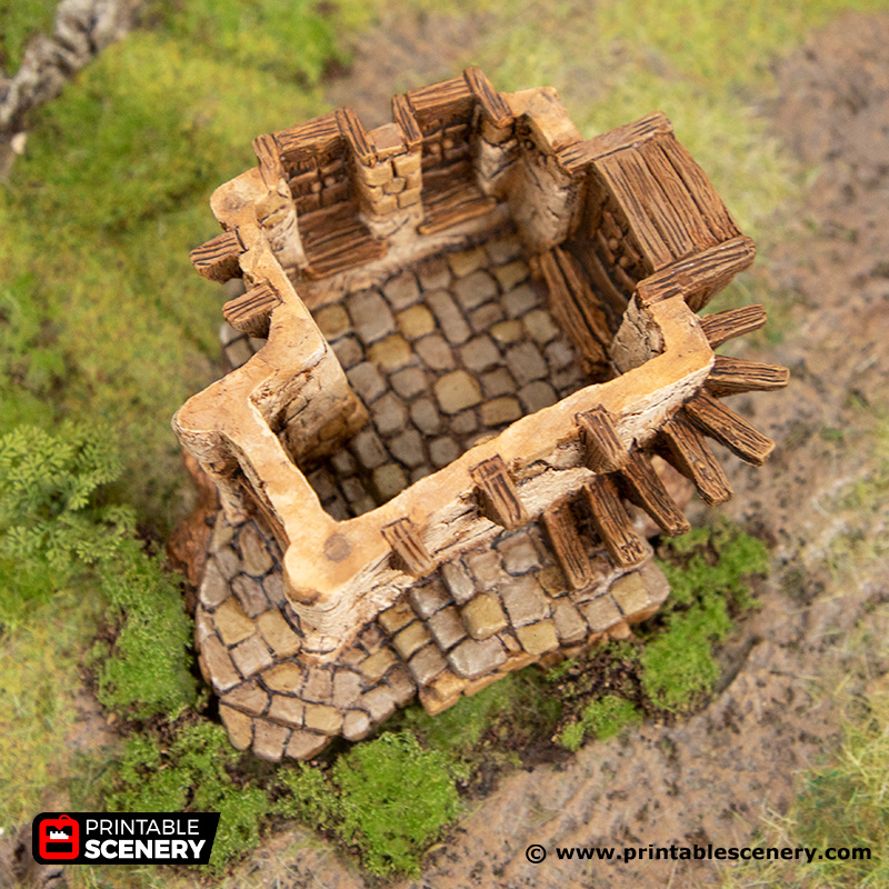 thumbnail image 2 of Hagglethorn Cottage 3D Printed Terrain - Tabletop RPG Scenery For 28mm Miniatures 2 of 10