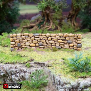 The Stone Walls - Hagglethorn Hollow - Printable Scenery