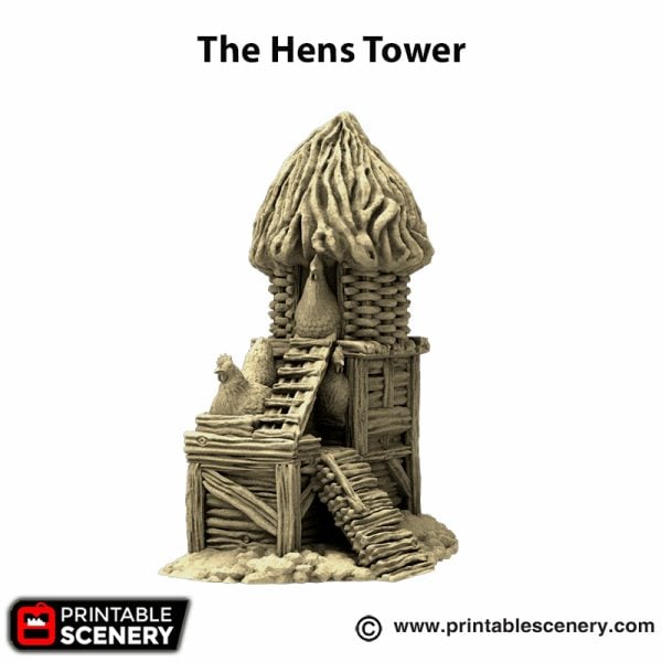3d printed The Hens Tower