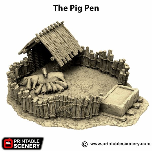 3d printed Hagglethorn The Pig Pen