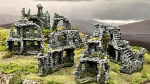 Painting grey ruins cover image